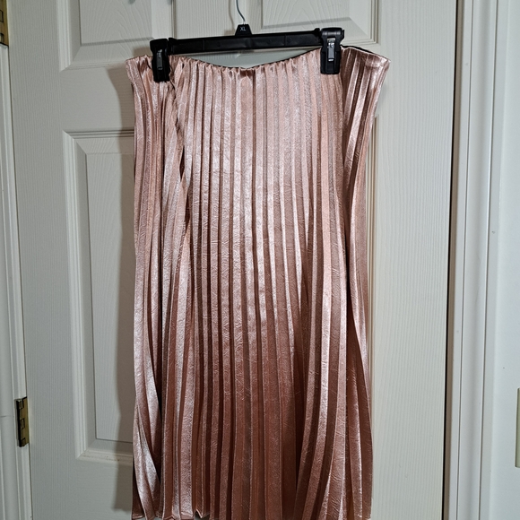 Worthington Shimmering Blush A-Line Skirt - Picture 1 of 4